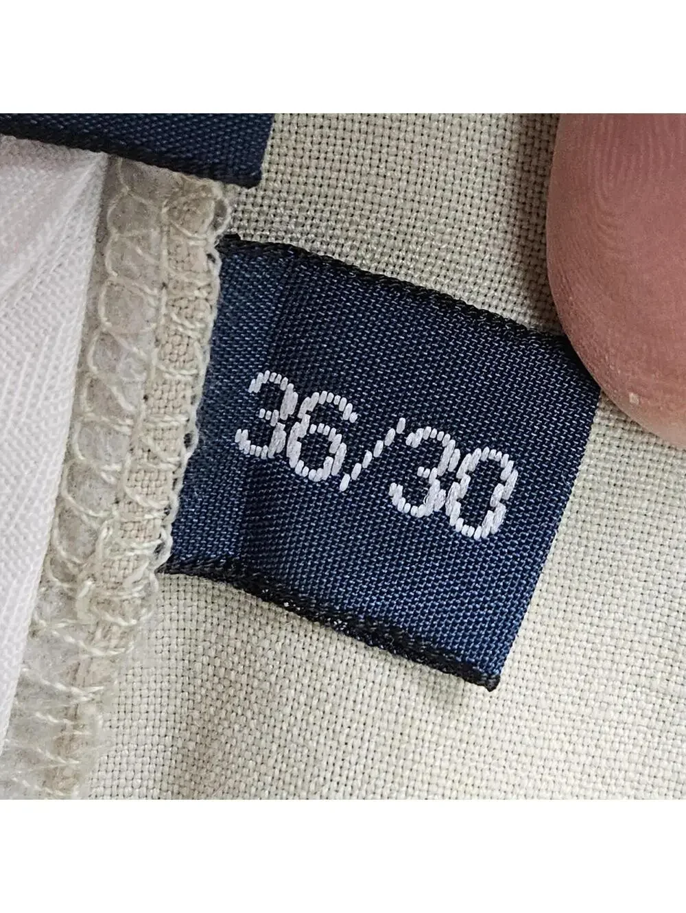 POLO Ralph Lauren Vintage Chino Pants Men 36 (Fits 33-34x30) Linen Silk Beige *